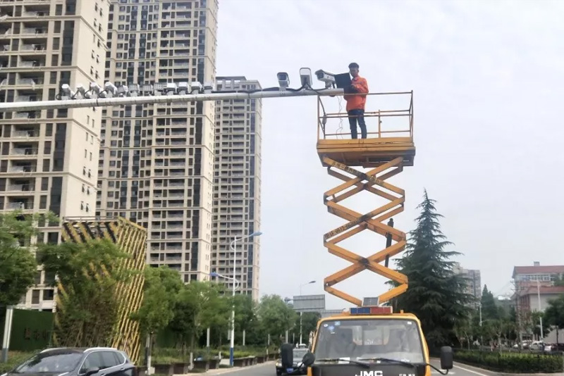 六安交通智慧部分路口的電警進行了升級改造